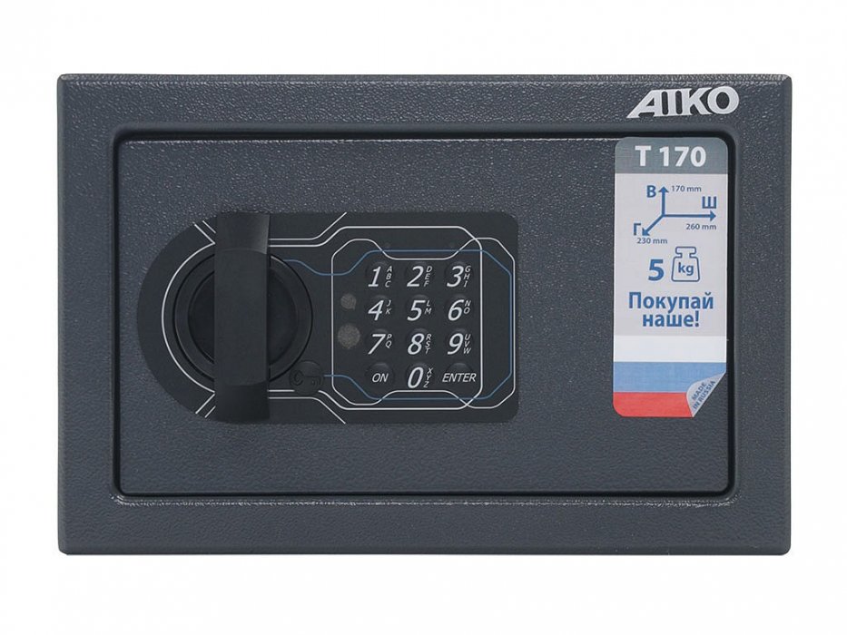 Офисный сейф AIKO Т 170 EL - вид 2