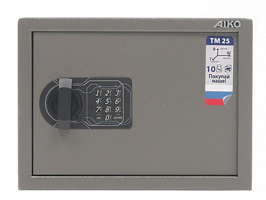 Офисный сейф AIKO ТM-25 EL - вид 4